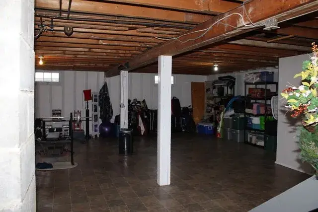 Before, 857 Square Foot Basement Development in Red Deer, AB, by Green Ladder Contractors