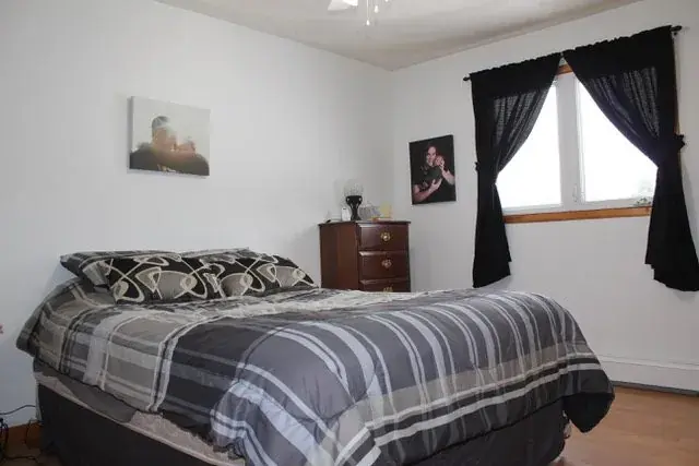 Before, Primary Bedroom and Home Office Refreshed in Red Deer, AB, by Green Ladder Contractors
