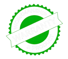 Workmanship Warranty & Product Warranty Badge