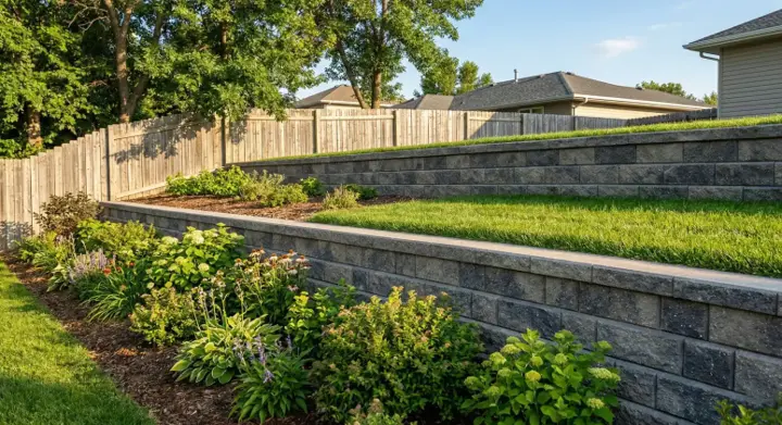 Concrete Segmental Block Wall