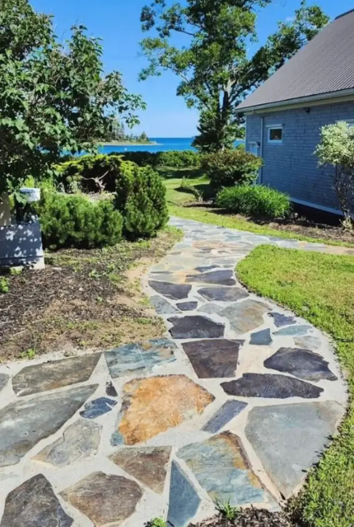 Flagstone Walkway