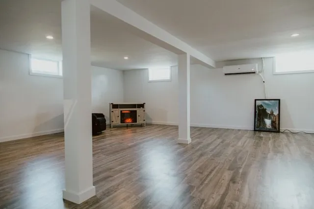 Basement Development after interior renovation by Green Ladder Contractors