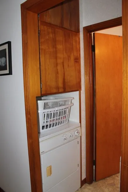 Laundry & Storage before interior renovation by Green Ladder Contractors